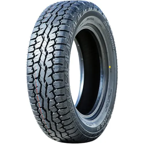 Armstrong Tru-Trac AT all-terrain tire with a plain black sidewall and a radial all-season tread