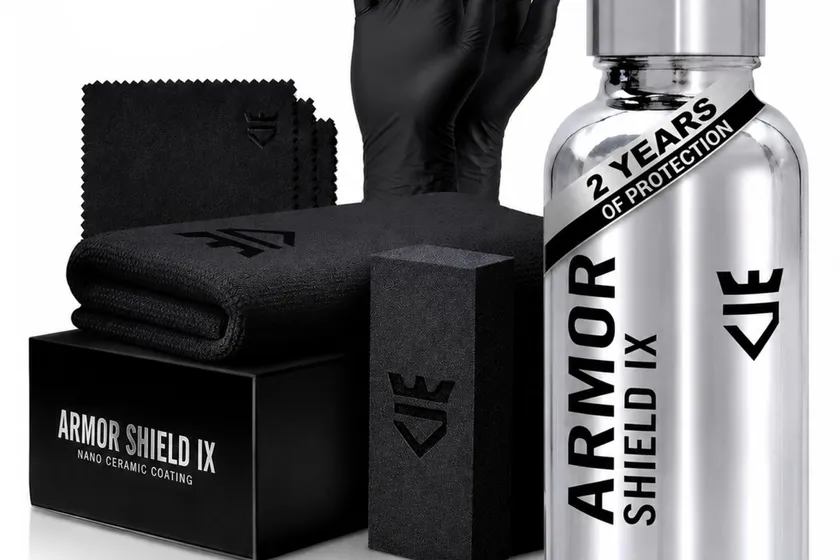 AvalonKing Armor Shield IX DIY ceramic coating kit box with coating bottle, applicator and microfiber towels