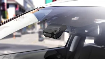 Car (general) dash cam shown in a real-world setting