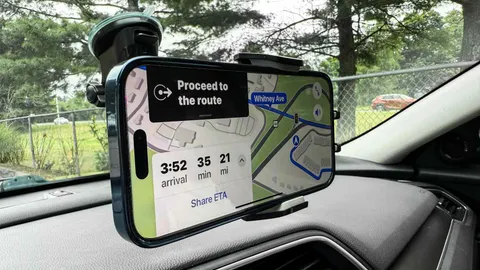 phone mount shown in a real-world setting for this guide