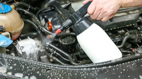 engine degreaser shown in a real-world setting for this guide