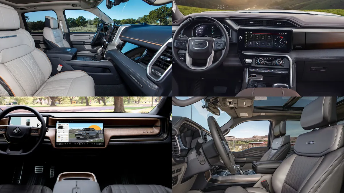 Trucks (general) floor mats shown in a real-world setting