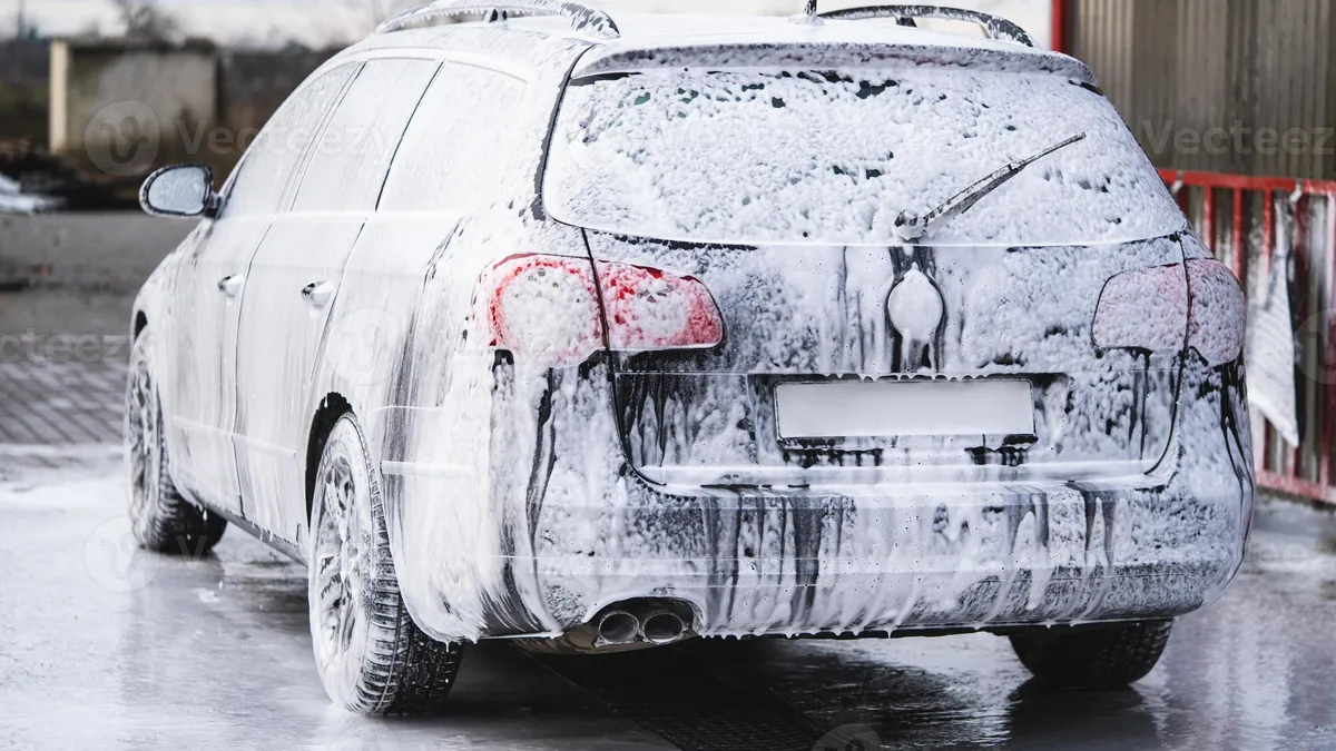 foam cannon shown in a real-world setting for this guide