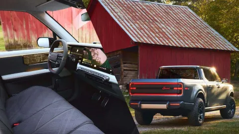 Trucks (general) seat covers shown in a real-world setting