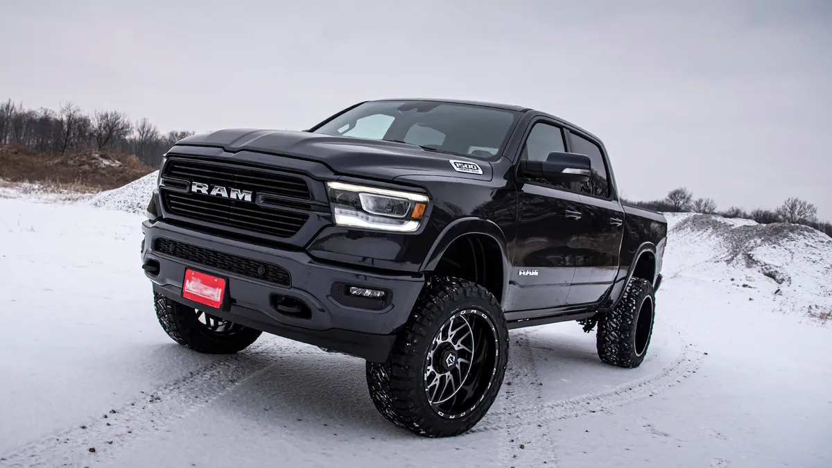 RAM 1500 lift kit shown in a real-world setting