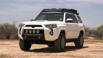 Toyota 4Runner roof rack shown in a real-world setting