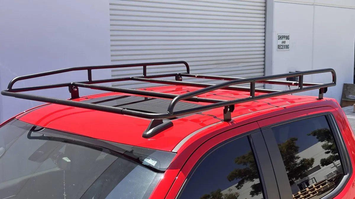 Trucks (general) roof rack shown in a real-world setting