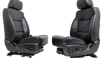 Chevy Silverado seat covers shown in a real-world setting