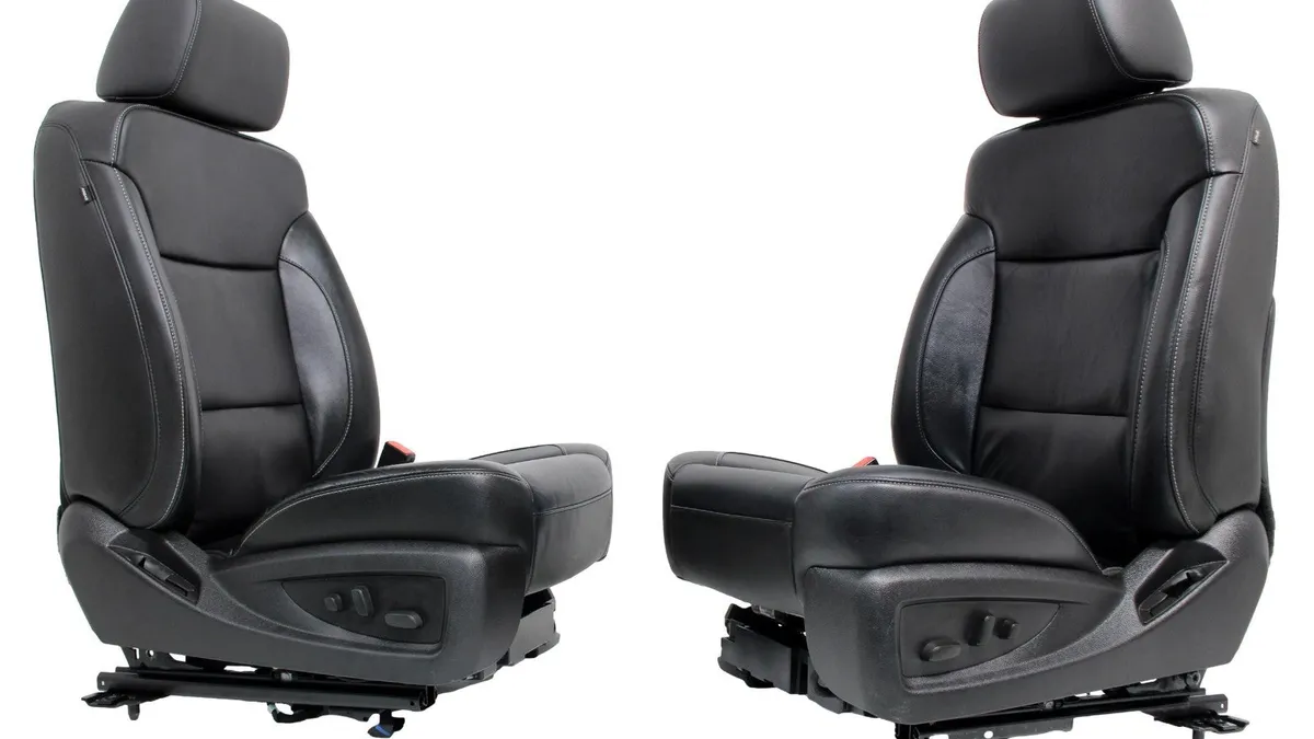 Chevy Silverado seat covers shown in a real-world setting
