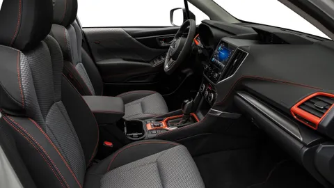 Subaru Forester seat covers shown in a real-world setting