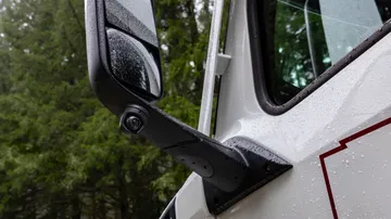 Trucks (general) dash cam shown in a real-world setting