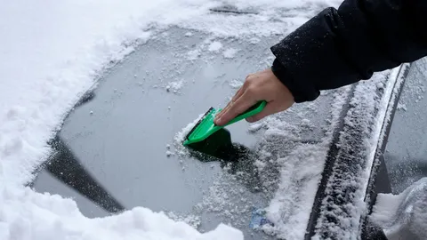 snow brush shown in a real-world setting for this guide