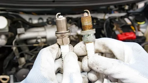 spark plugs shown in a real-world setting for this guide