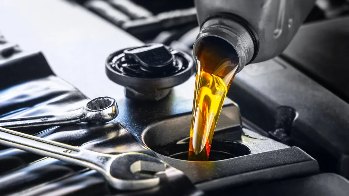 synthetic oil shown in a real-world setting for this guide