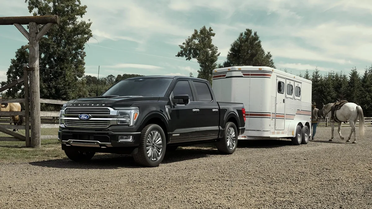 Ford F-150 tonneau cover shown in a real-world setting