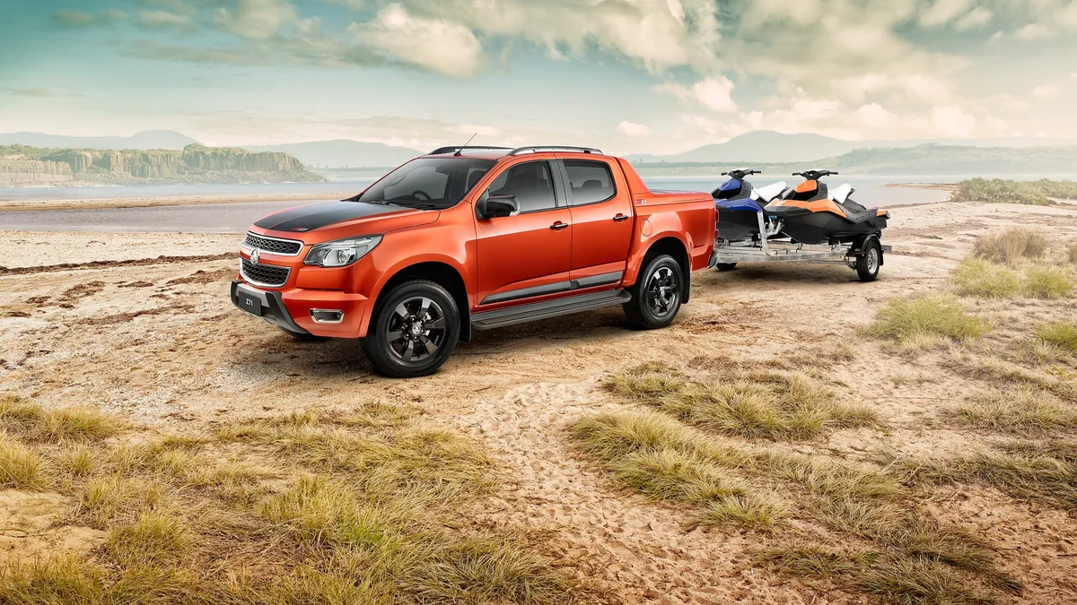Chevy/Holden Colorado tonneau cover shown in a real-world setting