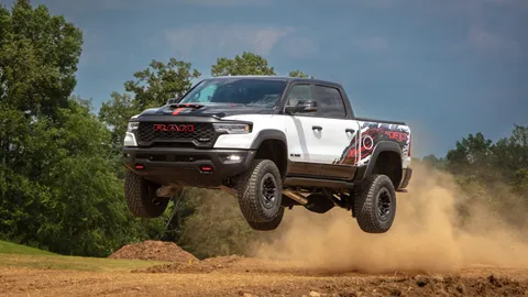 RAM 1500 tonneau cover shown in a real-world setting