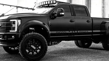 Trucks (general) lift kit shown in a real-world setting