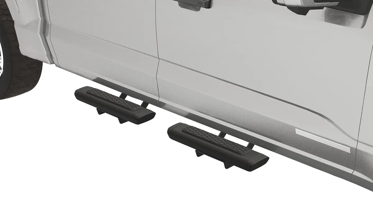 Trucks (general) running boards shown in a real-world setting