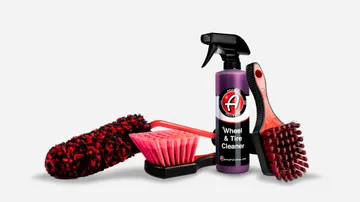 wheel cleaner shown in a real-world setting for this guide