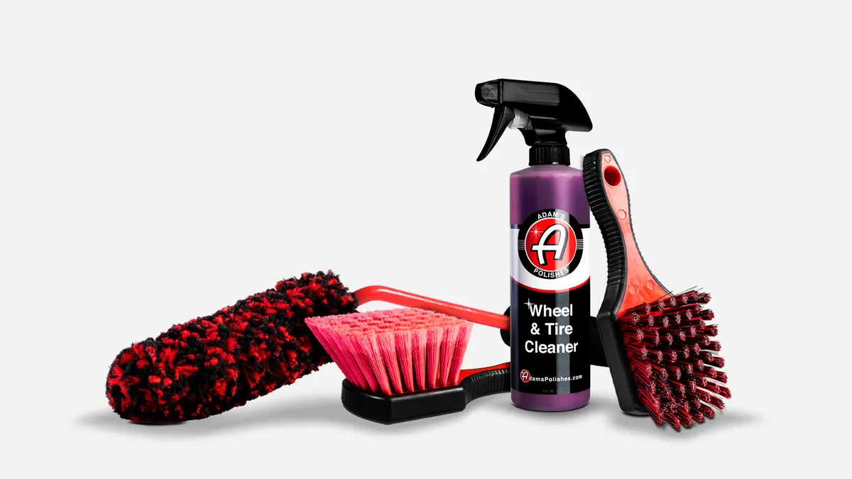 wheel cleaner shown in a real-world setting for this guide