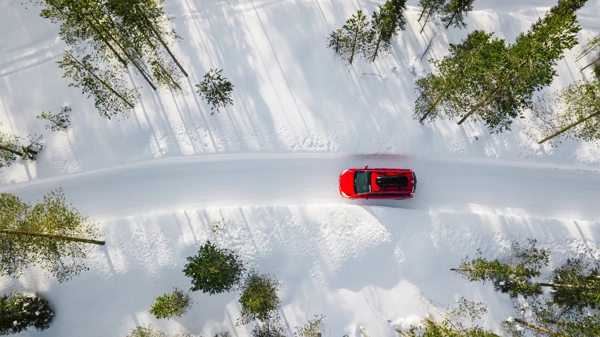 winter tires shown in a real-world setting for this guide