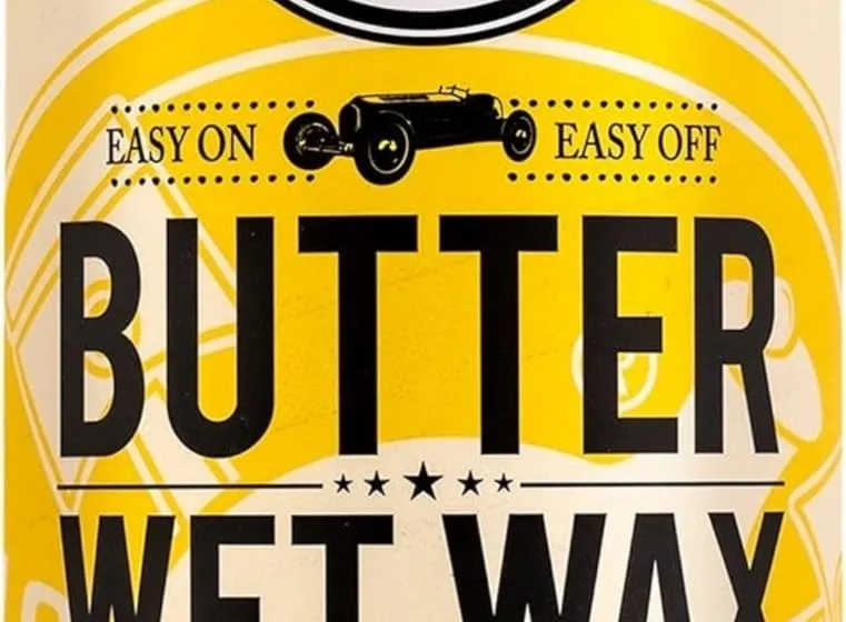 Chemical Guys Butter Wet Wax 16 oz bottle of yellow banana scented liquid carnauba wax