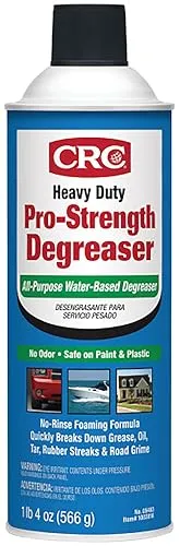 Blue CRC Heavy Duty Pro-Strength Degreaser 20 oz aerosol can standing upright
