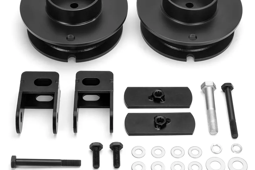 dynofit 2 inch heavy duty steel strut spacer leveling kit with shock extension brackets for the Ram 2500 4WD