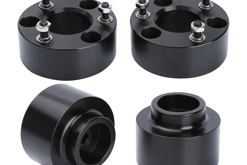Dynofit 3 inch front and 2 inch rear leveling lift kit strut spacers for Ram 1500 4WD