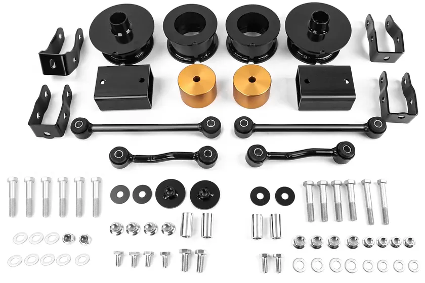 Flycle 2.5 inch leveling lift kit with coil spring spacers for 2018 to 2023 Jeep Wrangler JL 4WD