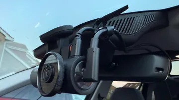 Trucks (general) dash cam shown in a real-world setting