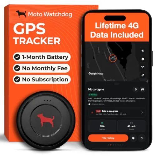 Moto Watchdog MW-800 black no subscription GPS tracker for vehicles