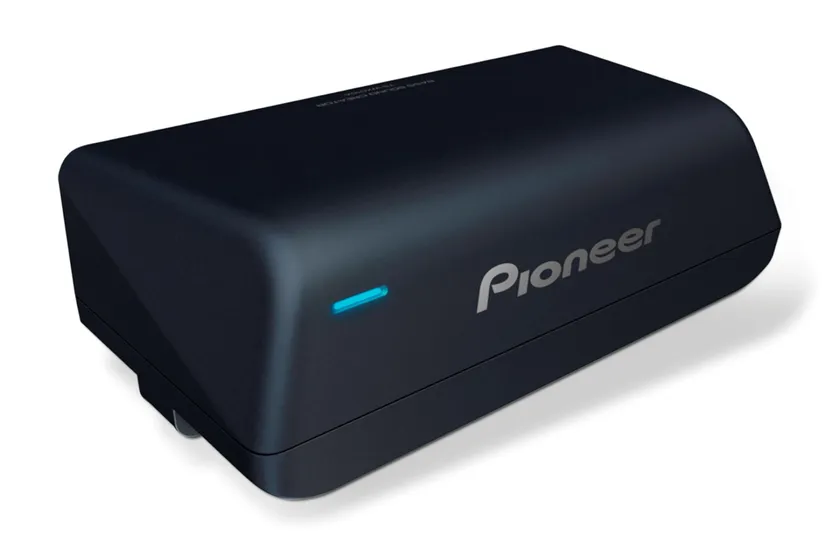 Pioneer TS-WX010A small sealed powered subwoofer with built-in amplifier for under-seat use