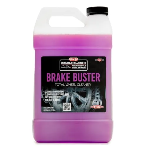 P & S Brake Buster Wheel and Tire Cleaner one gallon jug of purple non-acid cleaner