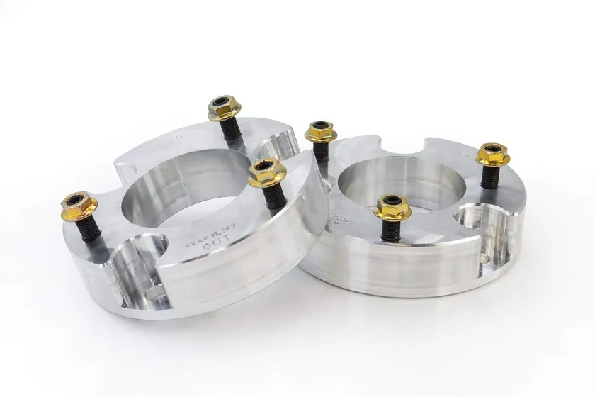 ReadyLIFT 66-2215 forged aluminum 2.25 inch leveling kit for the Ford F-150 with hardware