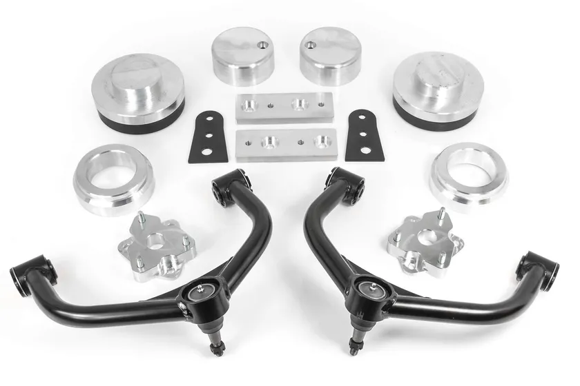 ReadyLIFT SST 69-1040 lift kit with 4 inch front and 2 inch rear components for the Ram 1500 4WD