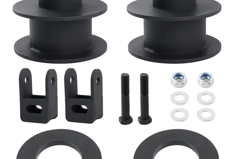 RiAiCiING 3 inch steel coil spring lift spacers with shock mount extenders for the Ford F-250 Super Duty