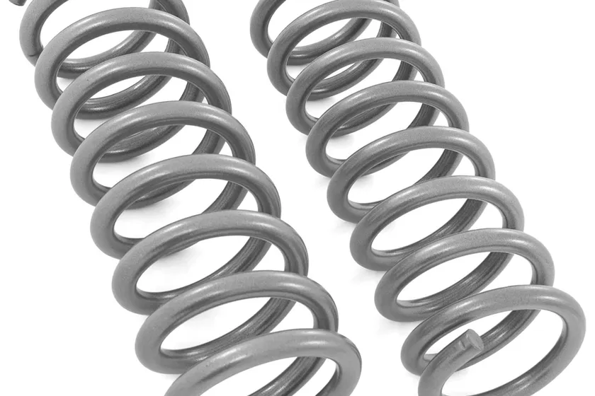 Rough Country 1.75 inch replacement front leveling coil springs for the Ram 2500 4WD diesel