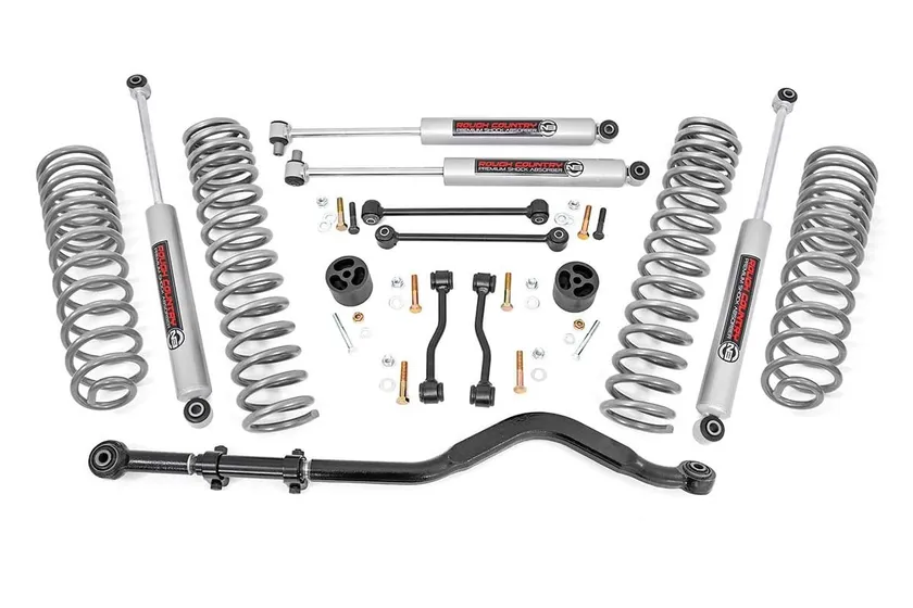 Rough Country 3.5 inch Jeep Gladiator JT lift kit with control arms and coil springs