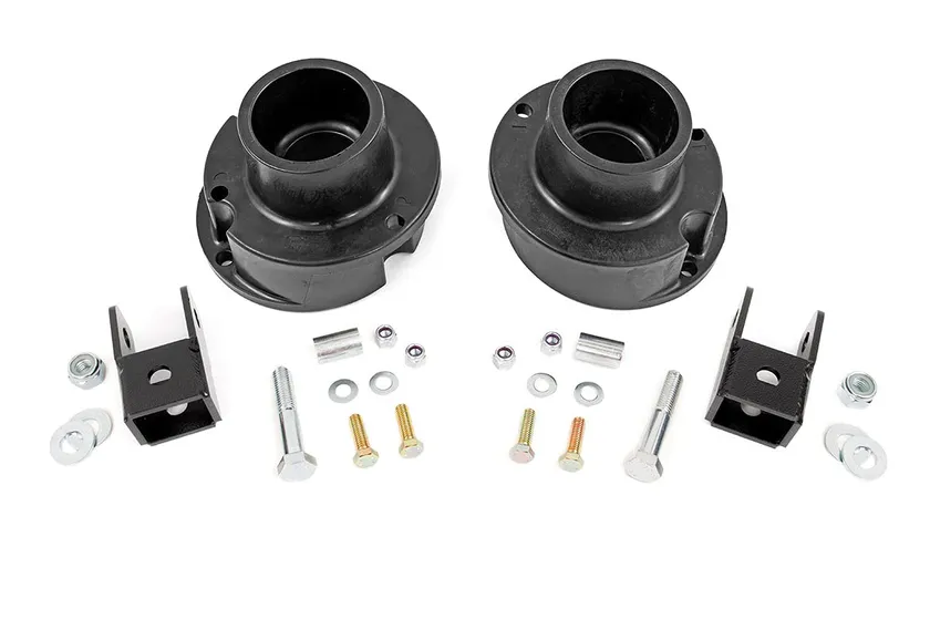 Rough Country 2.5 inch front coil spring spacer leveling kit for the Ram 2500 4WD