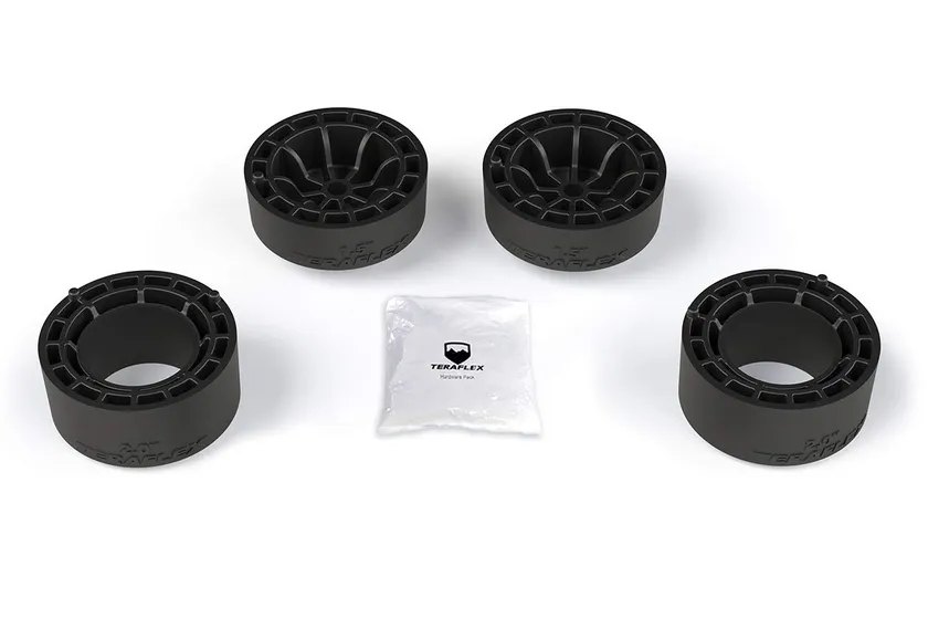 TeraFlex 1.5 inch coil spring spacer leveling kit for four door Jeep Wrangler JL