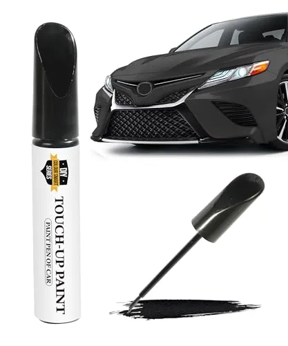 UBOG black car touch up paint pen, a 0.4 oz scratch repair pen for paint chips and scuffed wheel edges