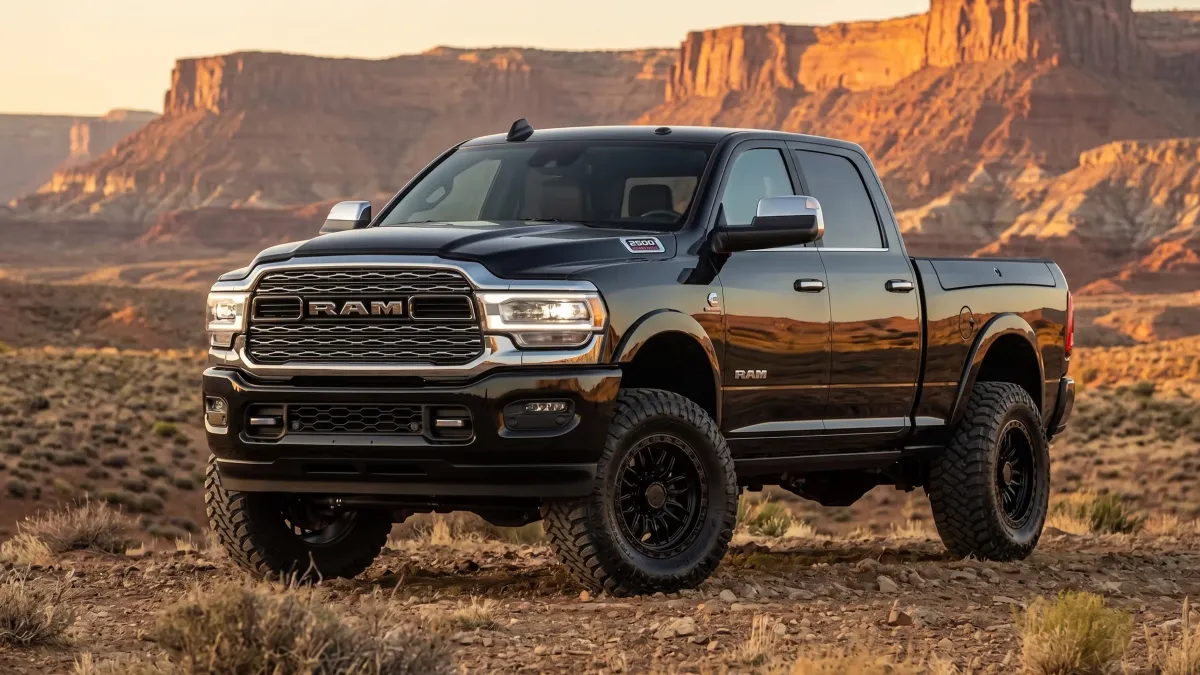 RAM HD lift kit shown in a real-world setting