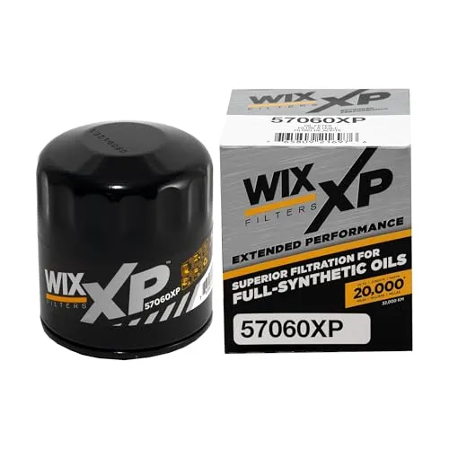 WIX 57060XP XP series spin-on oil filter in its black and gold box
