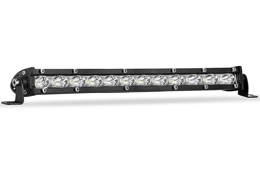 Zmoon 12 inch 72W dual row spot flood combo LED light bar for truck bumper mounting
