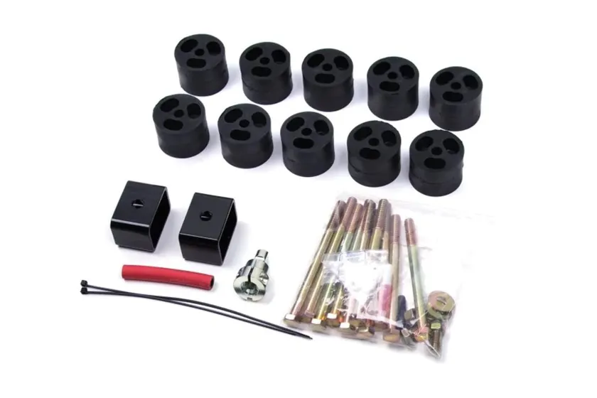 Zone Offroad 2 inch body lift spacer kit for 2007 to 2018 Jeep Wrangler JK